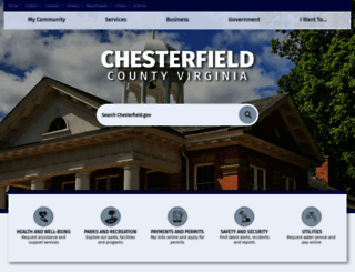 chesterfield.gov screenshot