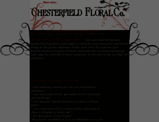 chesterfieldfloralco.com screenshot