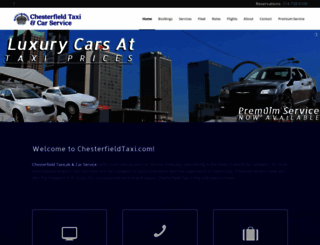 chesterfieldtaxi.com screenshot