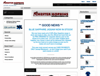 chesterhopkins.co.uk screenshot