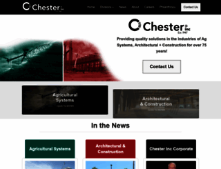 chesterinc.com screenshot
