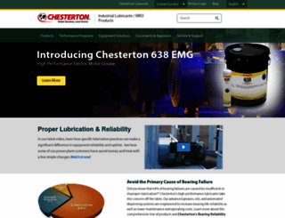 chestertonlubricants.chesterton.com screenshot