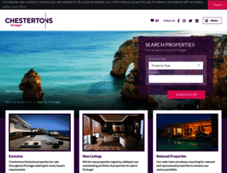 chestertons-portugal.com screenshot