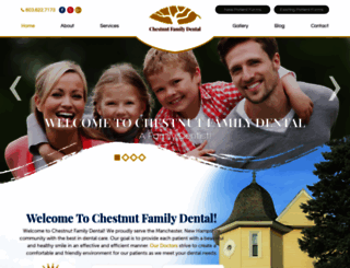 chestnutfamilydental.com screenshot