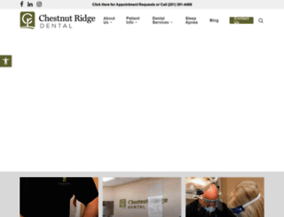 chestnutridgedental.com screenshot