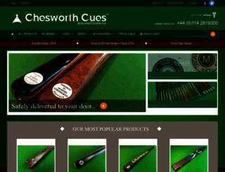 chesworthcues.com screenshot