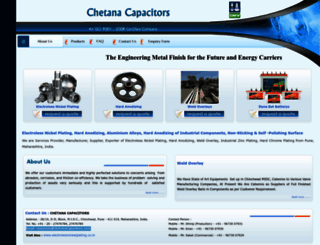 chetanacapacitors.com screenshot