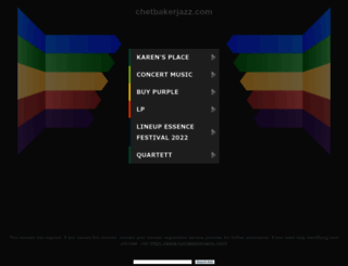 chetbakerjazz.com screenshot
