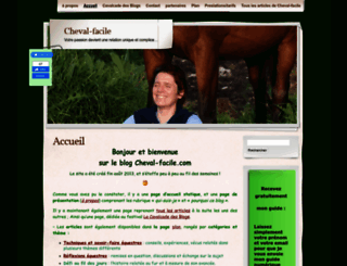 cheval-facile.com screenshot