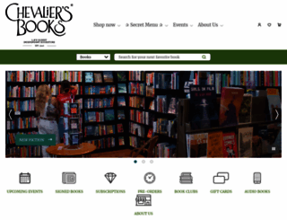 chevaliersbooks.com screenshot