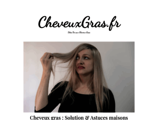 cheveuxgras.fr screenshot