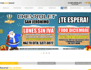 chevrolet-sanjeronimo.mx screenshot