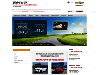 chevrolet.dixi-car.pl screenshot