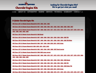 chevroletenginekits.com screenshot