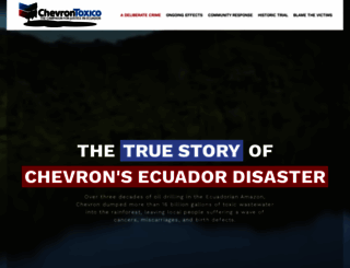 chevrontoxico.com screenshot