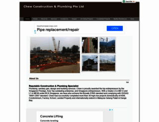 chewplumbing.com.sg screenshot