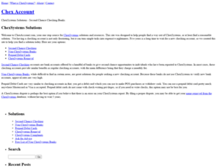 chexaccount.com screenshot