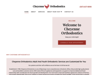 cheyenne-orthodontics.com screenshot