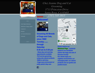 chezjeannegrooming.com screenshot
