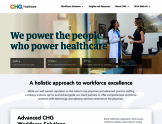 chghealthcare.com screenshot