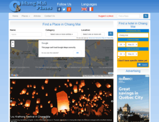 chiangmaiplaces.com screenshot