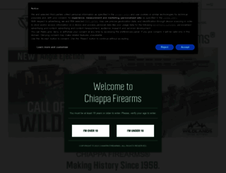 chiappafirearms.com screenshot