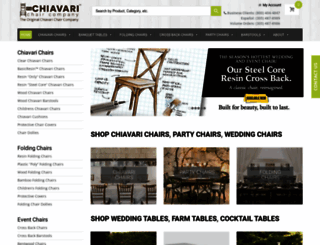chiavari-chairs-tables.com screenshot