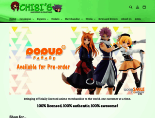 chibis-anime-goods-and-collectibles.myshopify.com screenshot