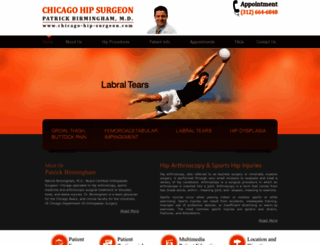chicago-hip-surgeon.com screenshot