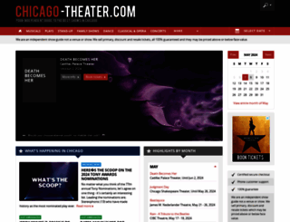 chicago-theater.com screenshot