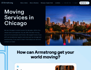 chicago.armstrongrelocation.com screenshot