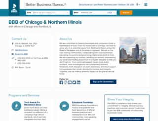 chicago.bbb.org screenshot