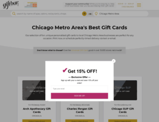 chicago.giftbar.com screenshot