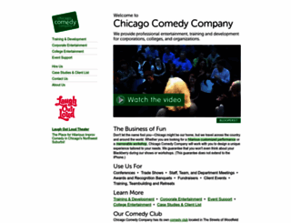chicagocomedy.com screenshot