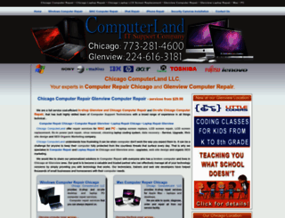 chicagocomputerland.com screenshot