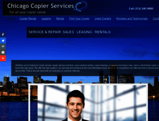 chicagocopierservices.com screenshot