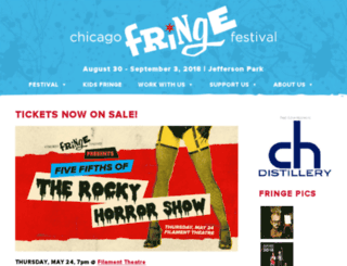 chicagofringe.org screenshot