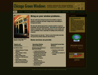 chicagogreenwindows.com screenshot