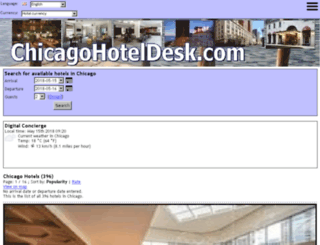 chicagohoteldesk.com screenshot