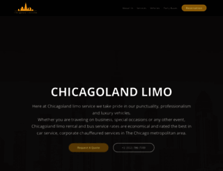 chicagolandlimousine.com screenshot