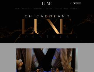 chicagolandluxerentals.com screenshot
