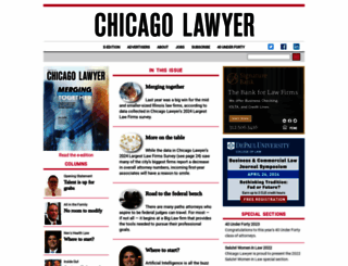 chicagolawyermagazine.com screenshot