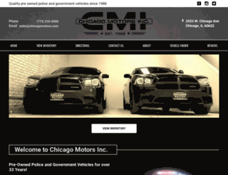 chicagomotors.com screenshot