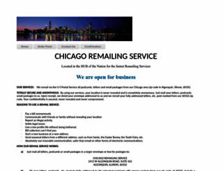 chicagoremailingservice.com screenshot