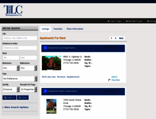 chicagorentals-reslisting.securecafe.com screenshot