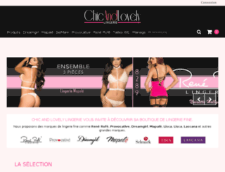 chicandlovely-lingerie.com screenshot