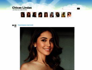chicas-lindas.com screenshot