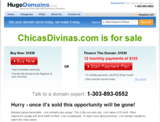 chicasdivinas.com screenshot