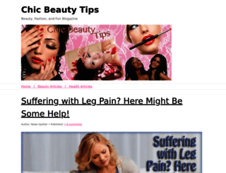 chicbeautytips.com screenshot