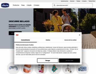 chicco.com.mx screenshot